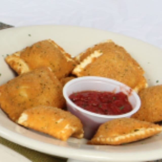 Toasted Beef Ravioli.