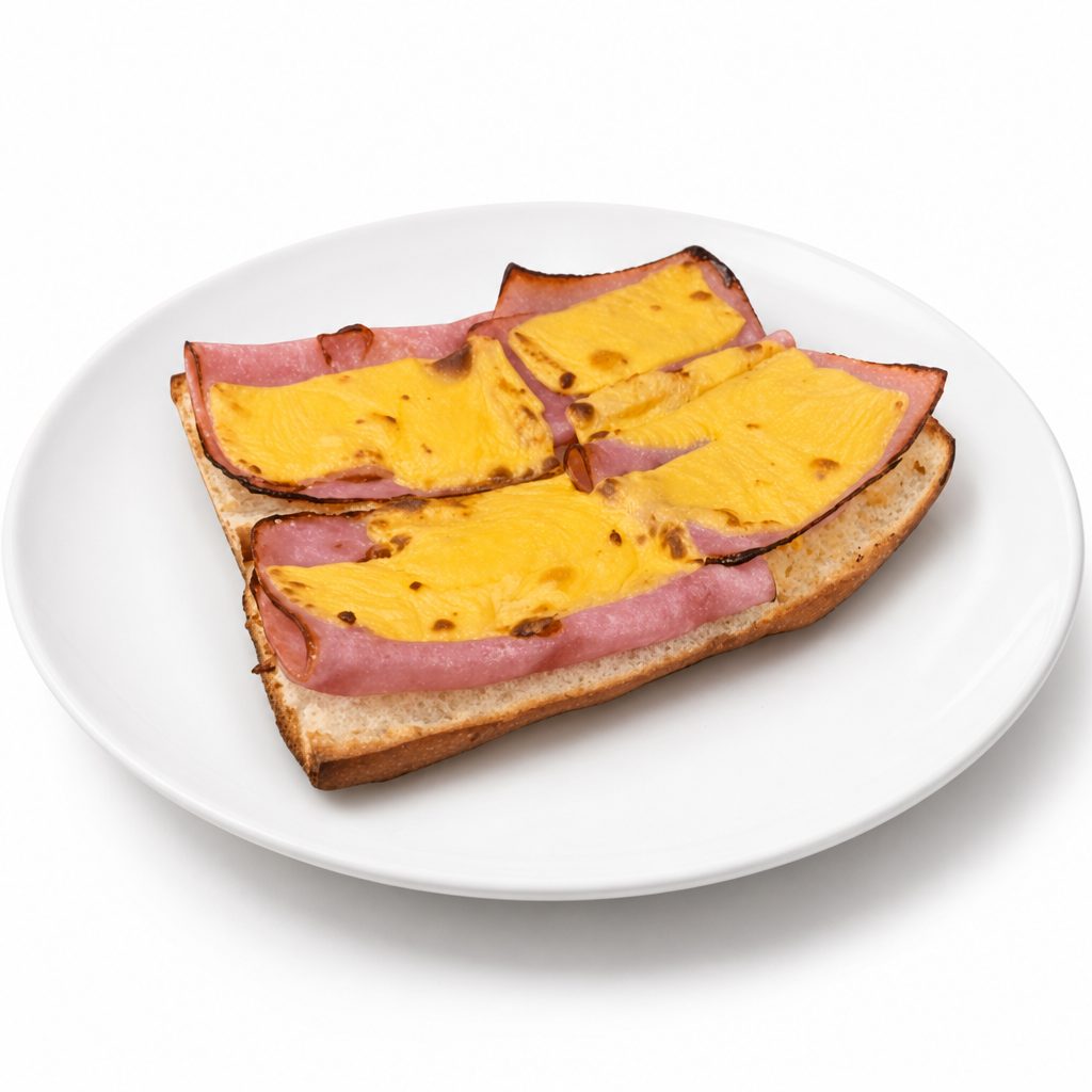 Hot Ham & Cheese Sandwich.