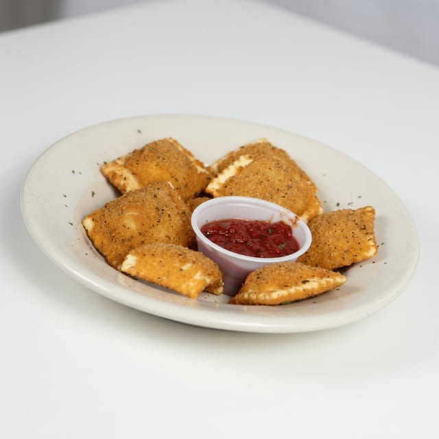 Toasted Beef Ravioli.