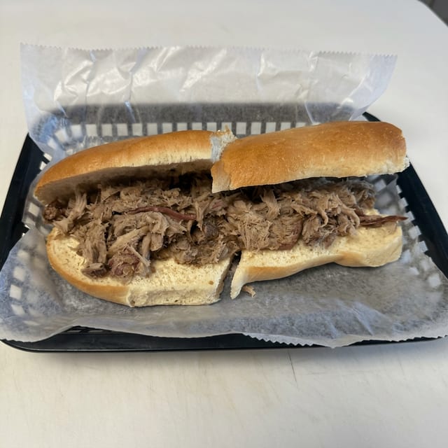 Pork Roast Sandwich.