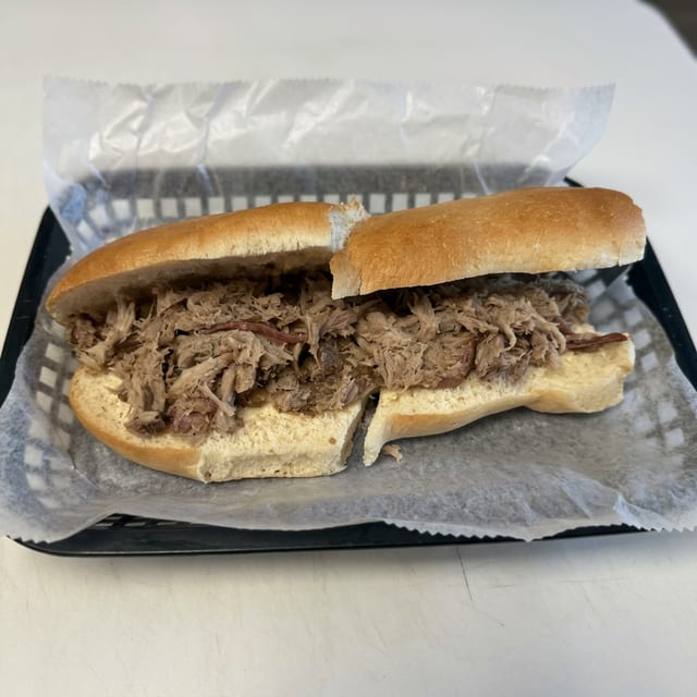 Pork Roast Sandwich.