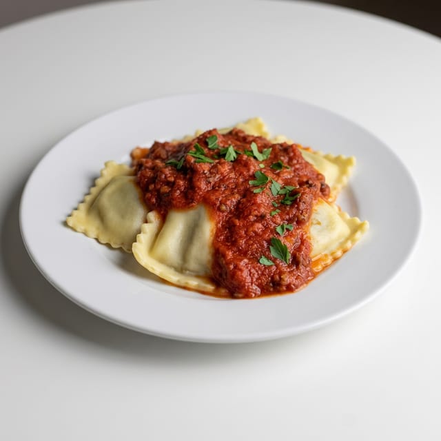 Beef Ravioli - A La Carte.