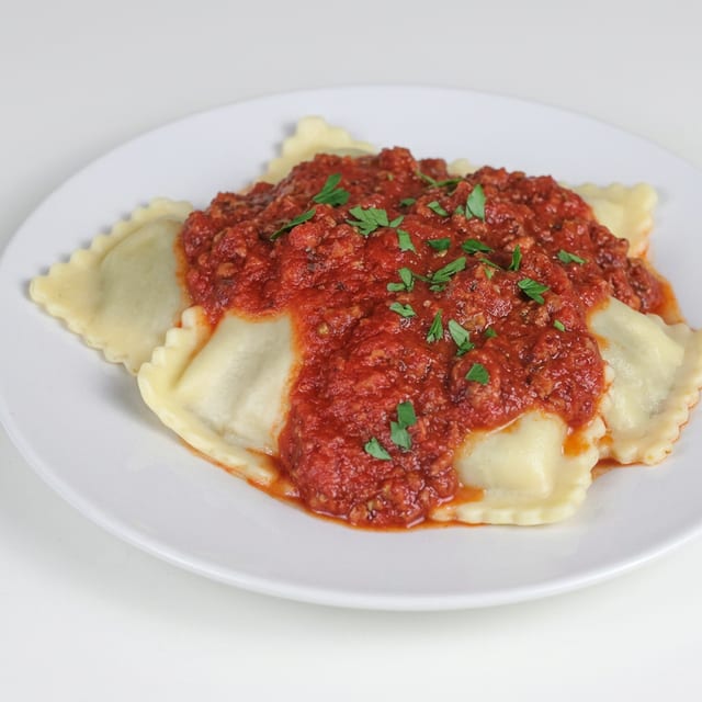 Beef Ravioli - Dinner.