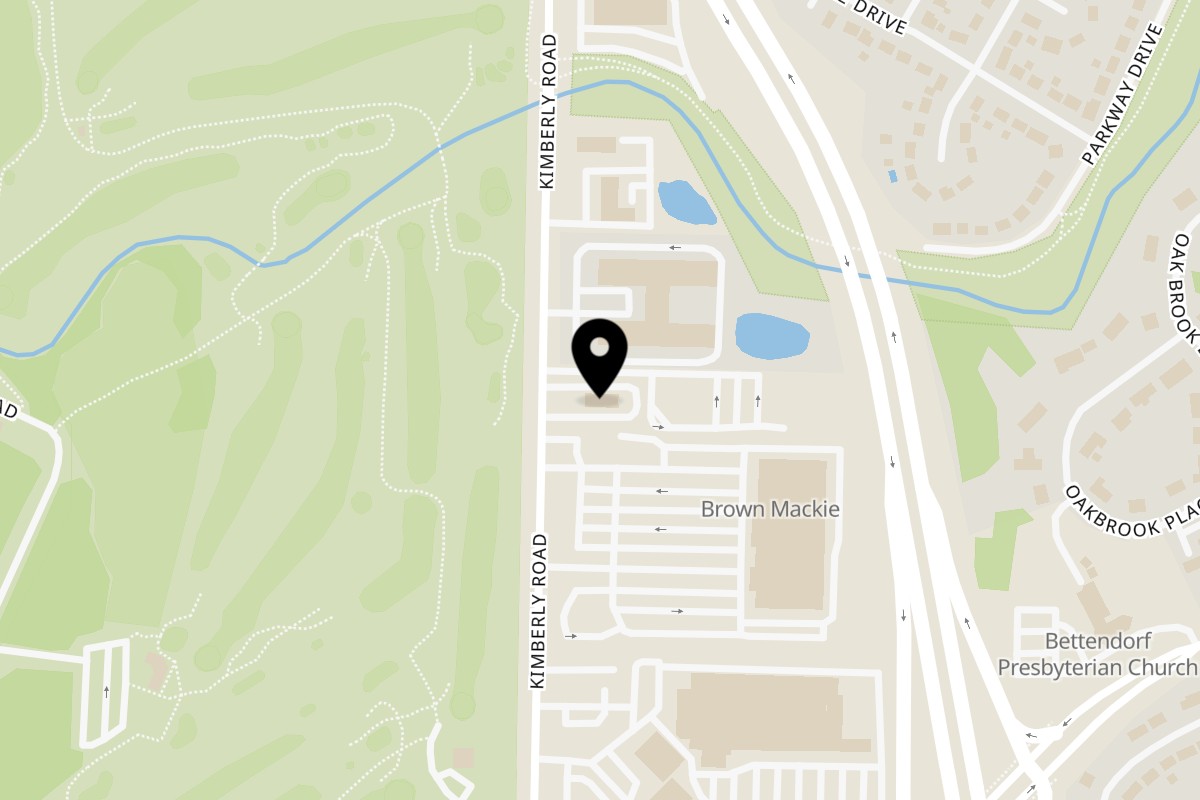 Map showing the location of The Grinders & Spaghetti House Bettendorf on 2171 Kimberly Rd in Bettendorf